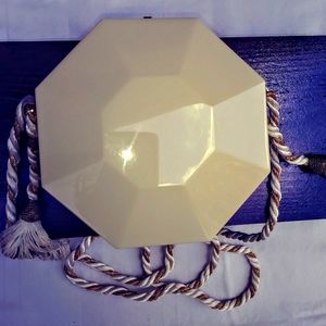 Ivory Octagon Purse